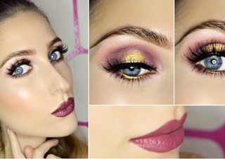 Cranberry and Gold Halo Eyes ft. BH Cosmetics Carli Bybel Palette GRWM – Makeup Tutorial